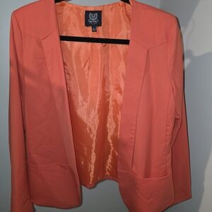 Women's Orange Blazer